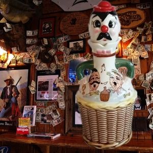 Vintage TILSO Hand Painted Decanter Japan Number 52/972